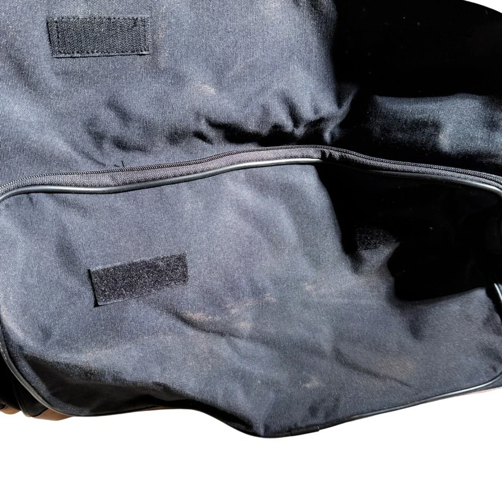 Jeep‎ Travel Duffel Bag Black Canvas Weekend Overnight Bag